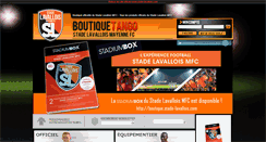 Desktop Screenshot of boutique.stade-lavallois.com