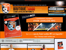 Tablet Screenshot of boutique.stade-lavallois.com
